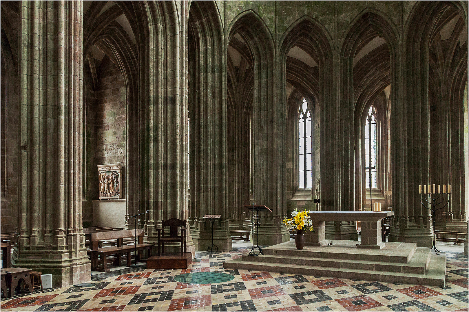 Stiftskirche Mont Saint-Michel (Normandie)