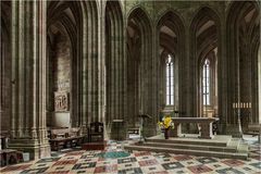 Stiftskirche Mont Saint-Michel (Normandie)