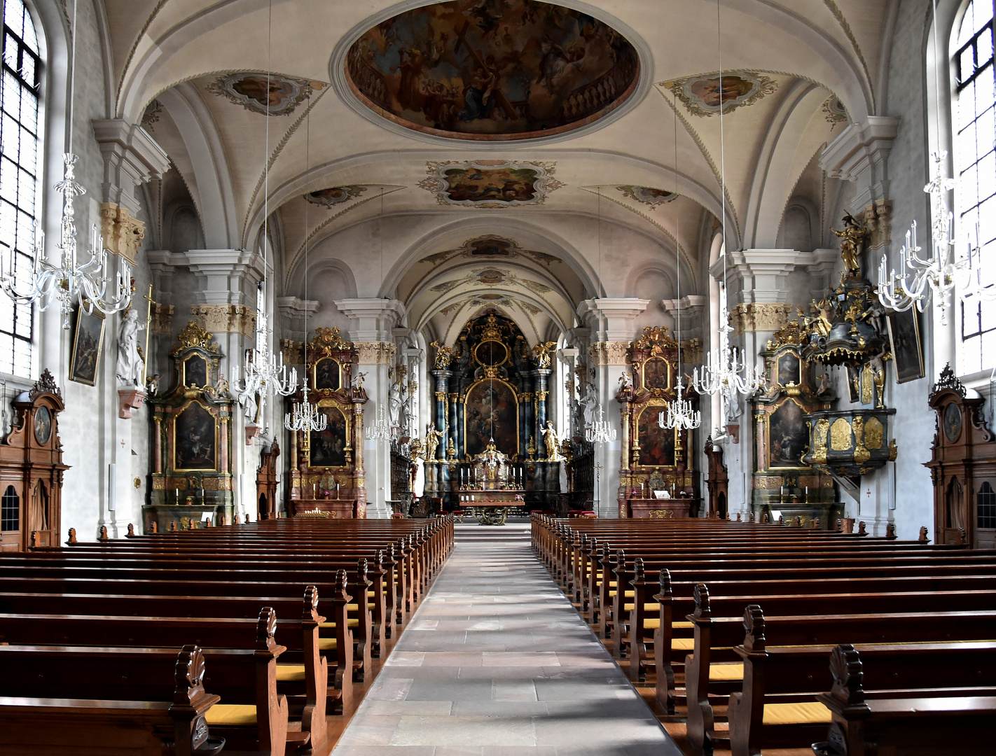 Stiftskirche St. Margarethen Blick zum Altar