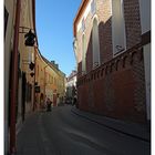 Stikliu Strasse in der Altstadt von Vilnius im ehem. "kleinen Ghetto"