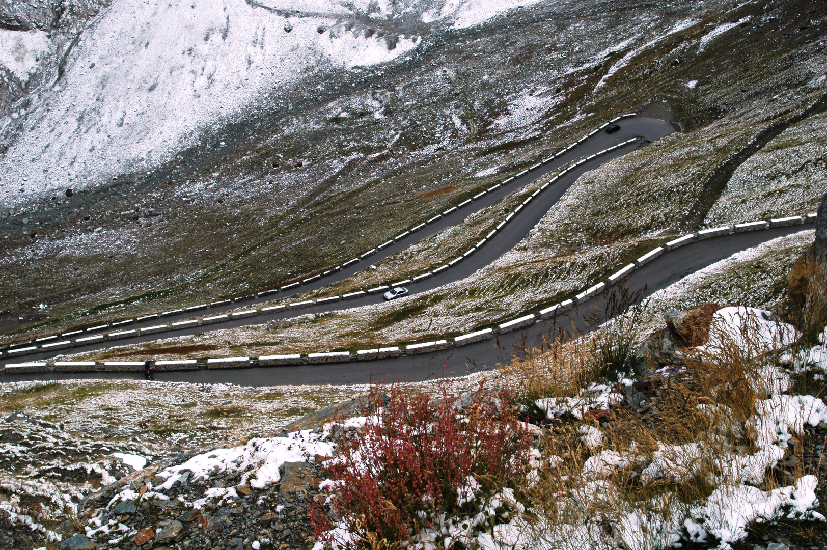 Stilfser Joch, Auffahrt vom Osten