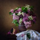 Still Life with a Multicolored Lilac