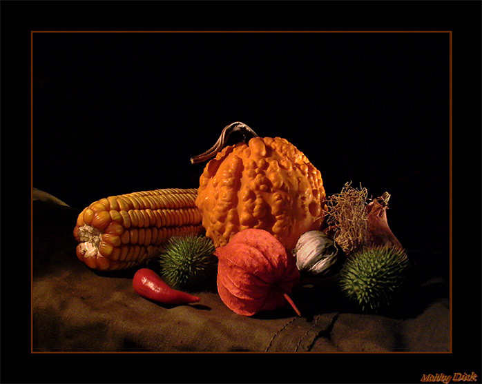 still life with calabash