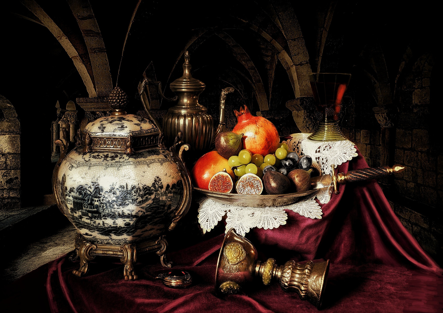 Still life with fruit