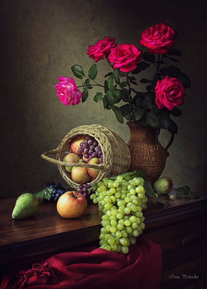 Still life with roses