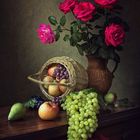 Still life with roses