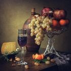 Still life with young wine