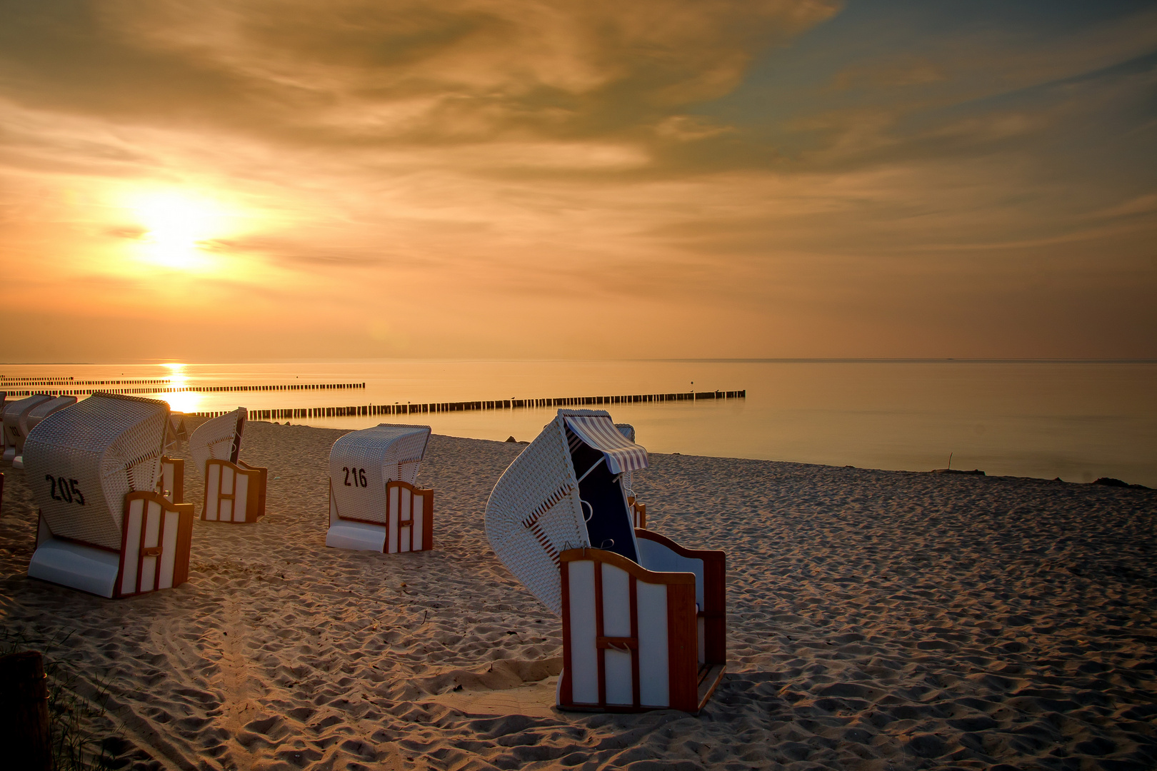 Stille am Strand