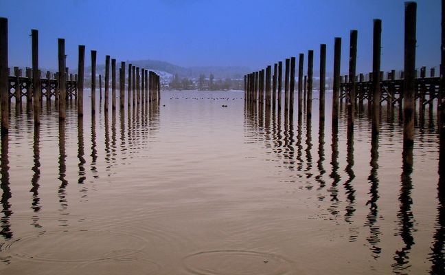 Stille am Yachthafen