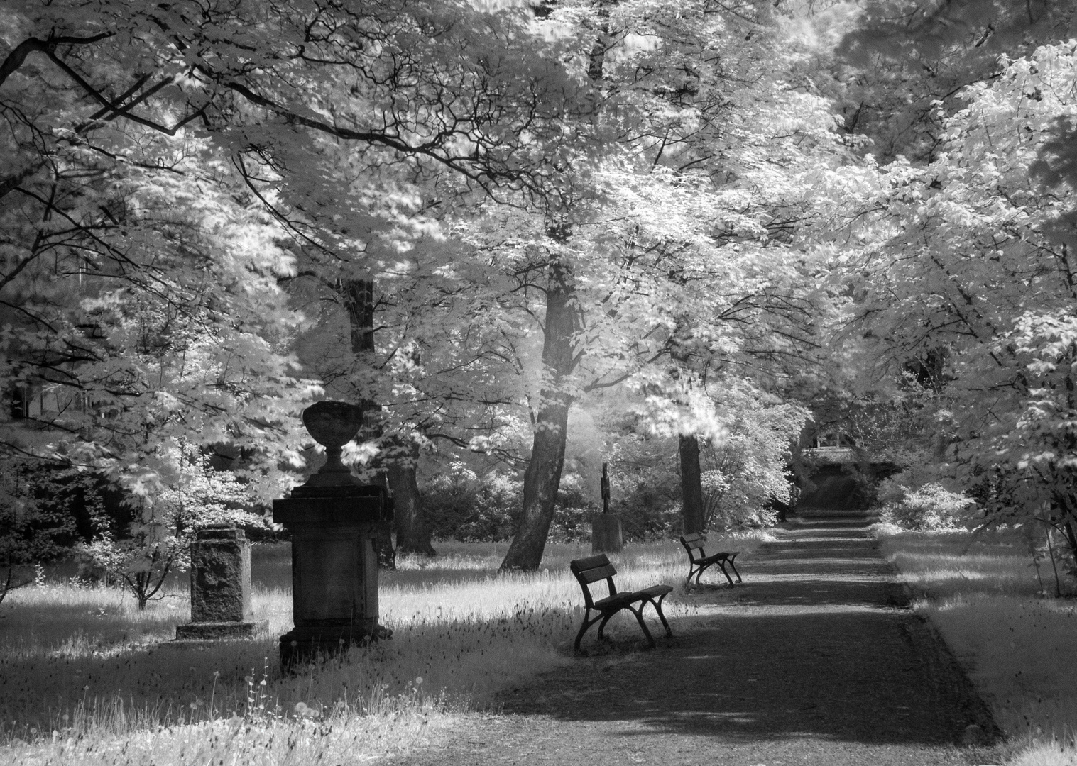 Stille auf dem Friedhof