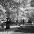 Stille auf dem Friedhof