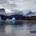 Stille Bucht der Eisberge