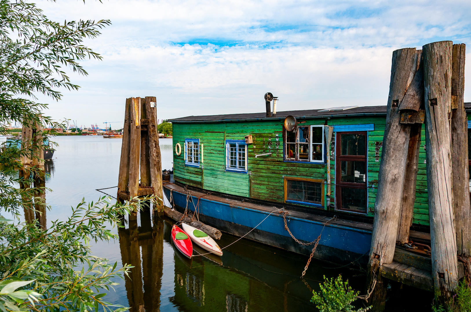 Stille Ecke im Hamburger Hafen