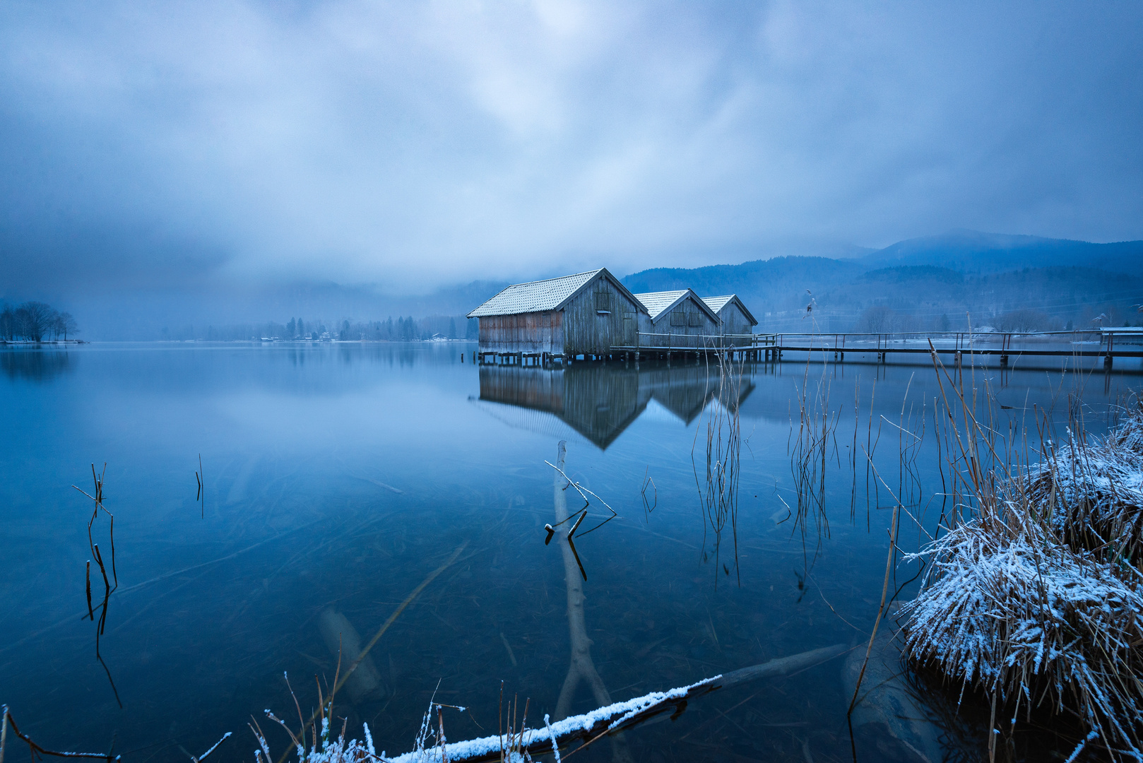 Stille eines Wintermorgens 