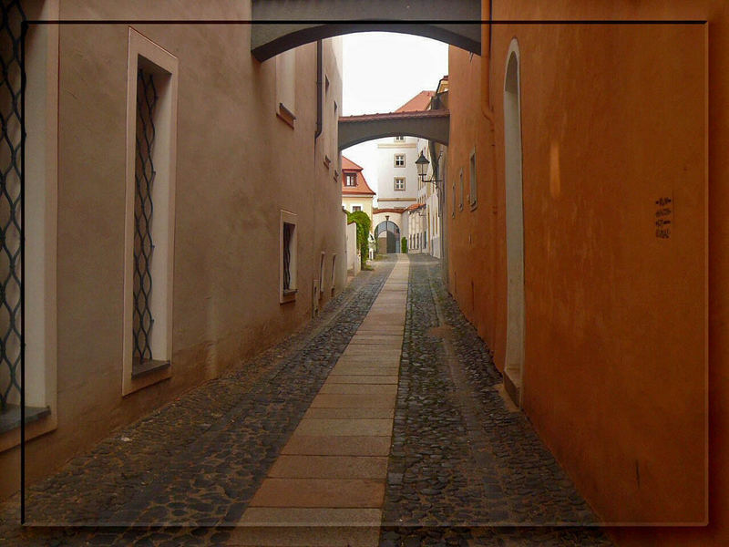 Stille Gasse in Görlitz - Juni 2007