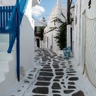 Stille Gasse in Mykonos