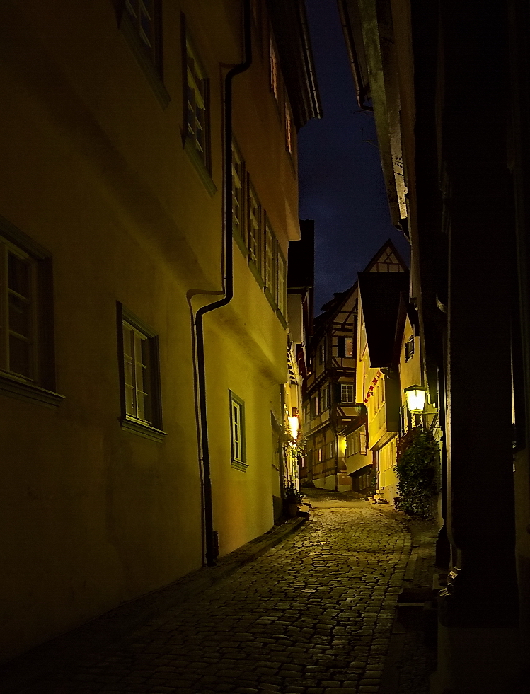 Stille Gasse in Schwäbisch Hall