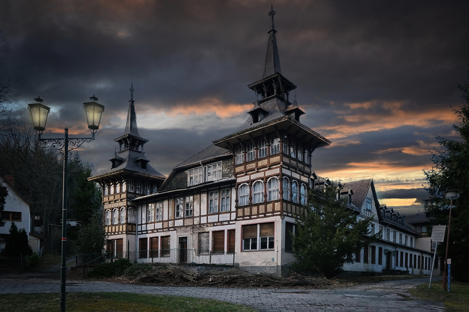 Stille im Erholungsheim