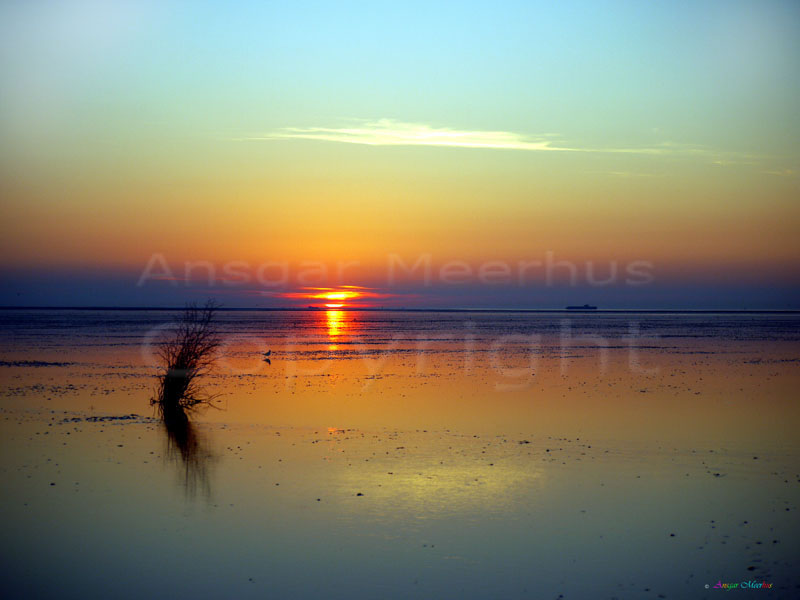 Stille im Wattenmeer