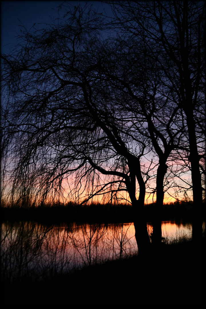 Stille in der Abenddämmerung