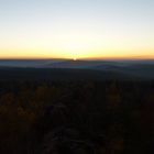 Stille legt sich auf das schöne Erzgebirge