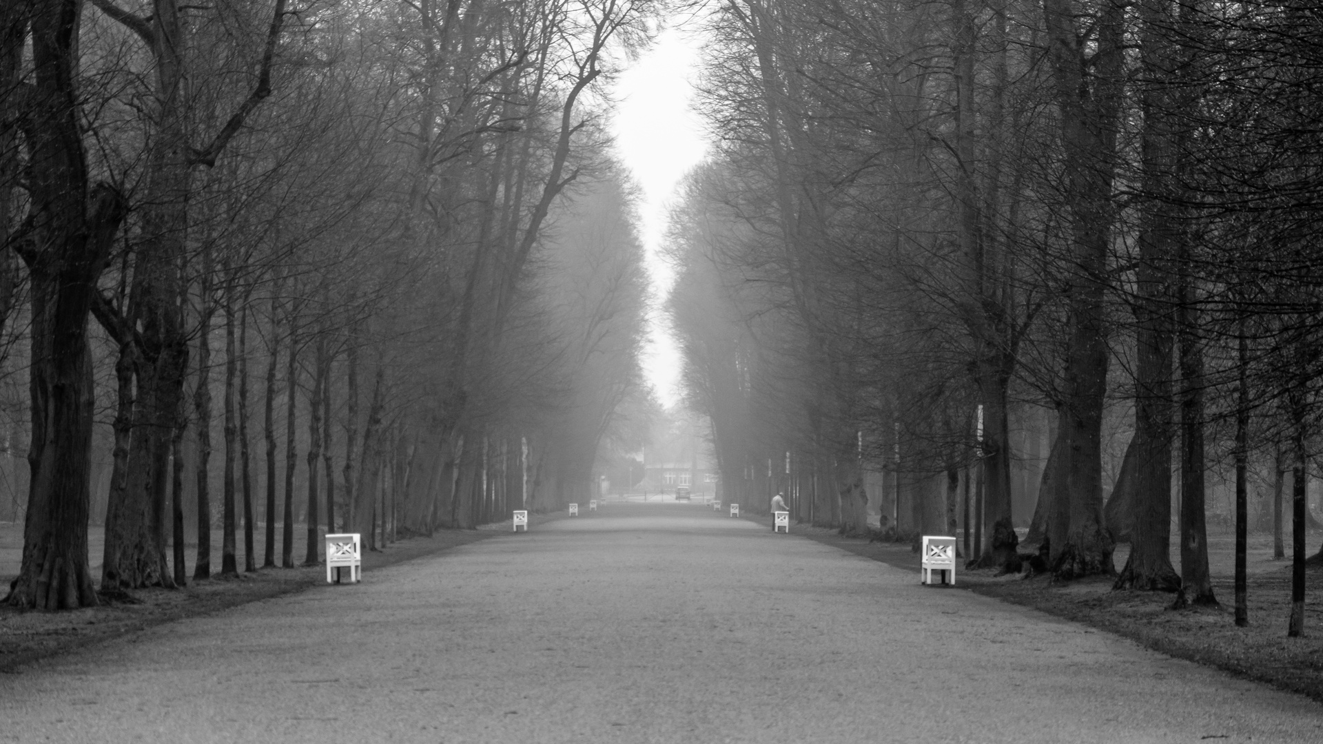 Stille liegt auf dem Weg