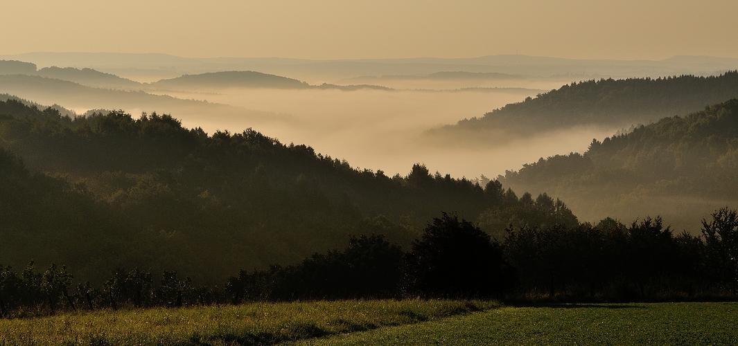 Stille liegt über dem Morgen (2.9.14). Eine wundersame Ruhe herrschte an diesem Morgen...