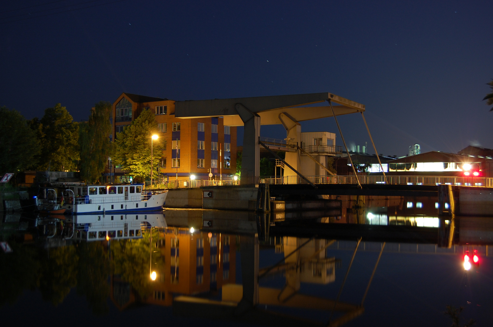 Stille Nacht im Harburgerhafen