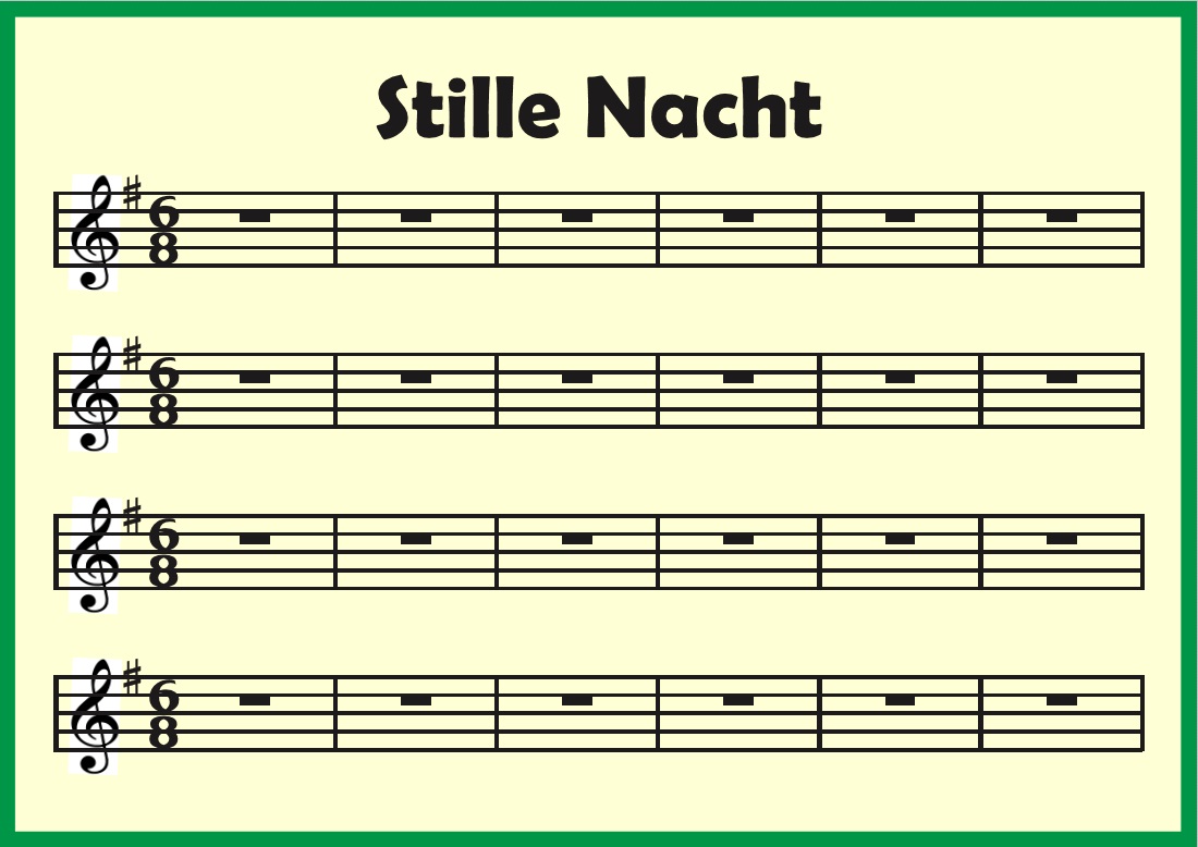 Stille Nacht = Pssst.