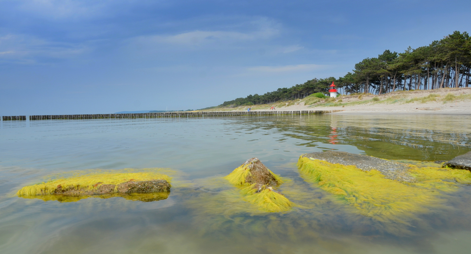 Stille Ostsee-Insel Hiddensee -Leuchtturm Gellen