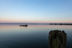 Stille über  den Bodden