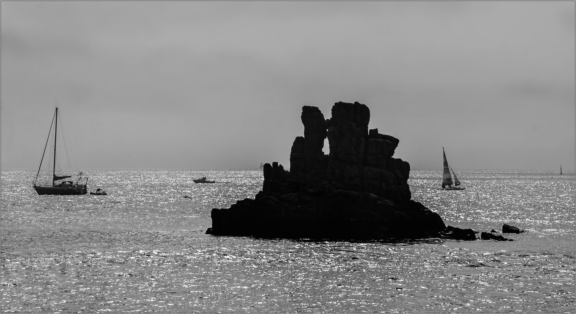 Stille und Frieden vor der Insel Bréhat 