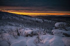 Stille und Ruhe kurz vor Sonnenaufgang