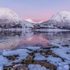 Stille und Schönheit - der Kattfjordvatnet im Winter