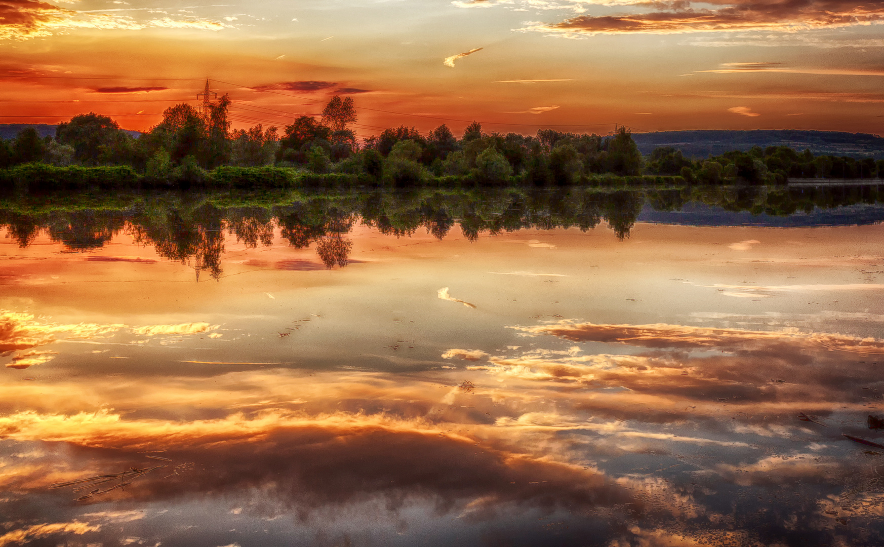 Stille Wasser sind Spiegel