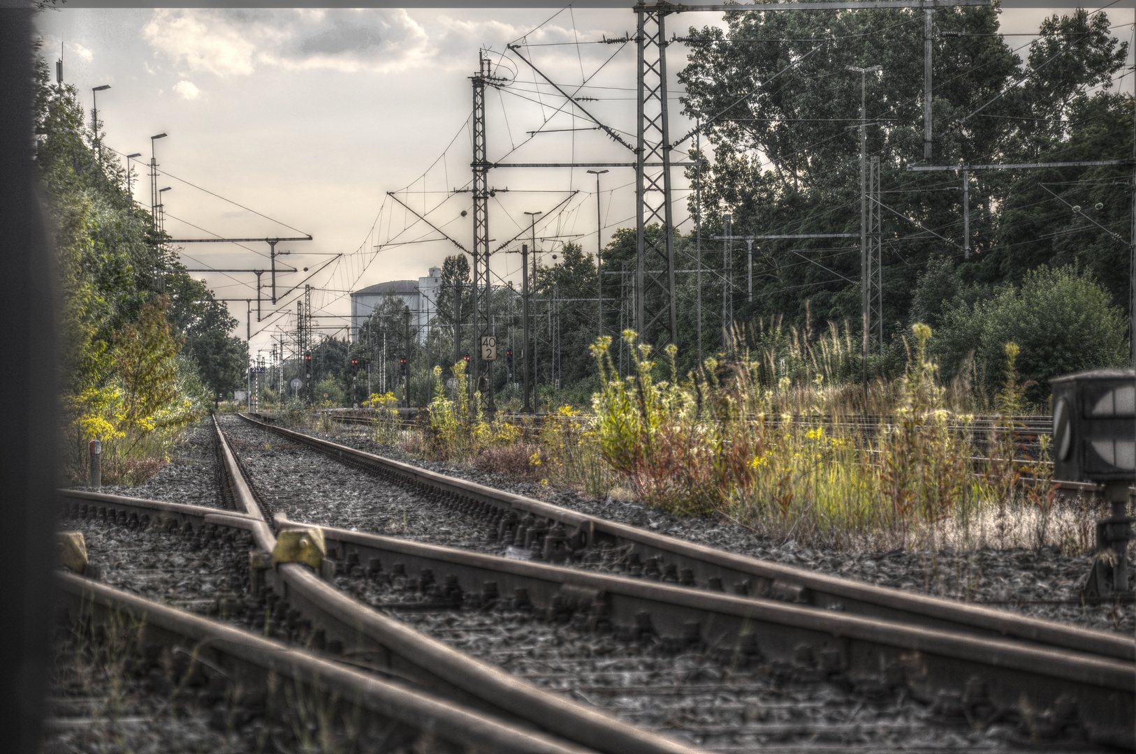 Stilleben am Bahngleis