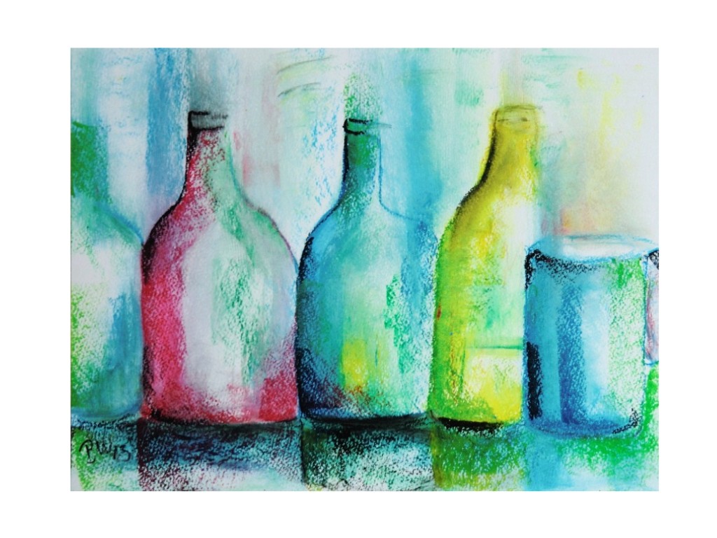 Stilleben Flaschen