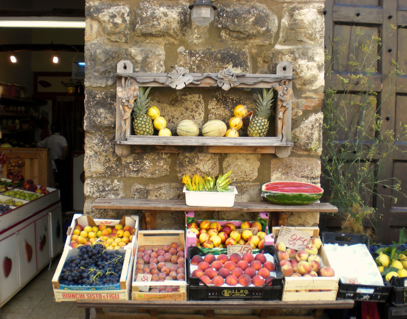 Stilleben - Obststand (Toscana)