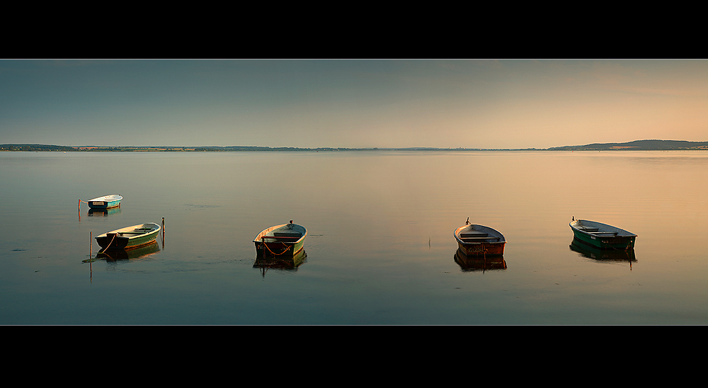 Stiller Abend am See