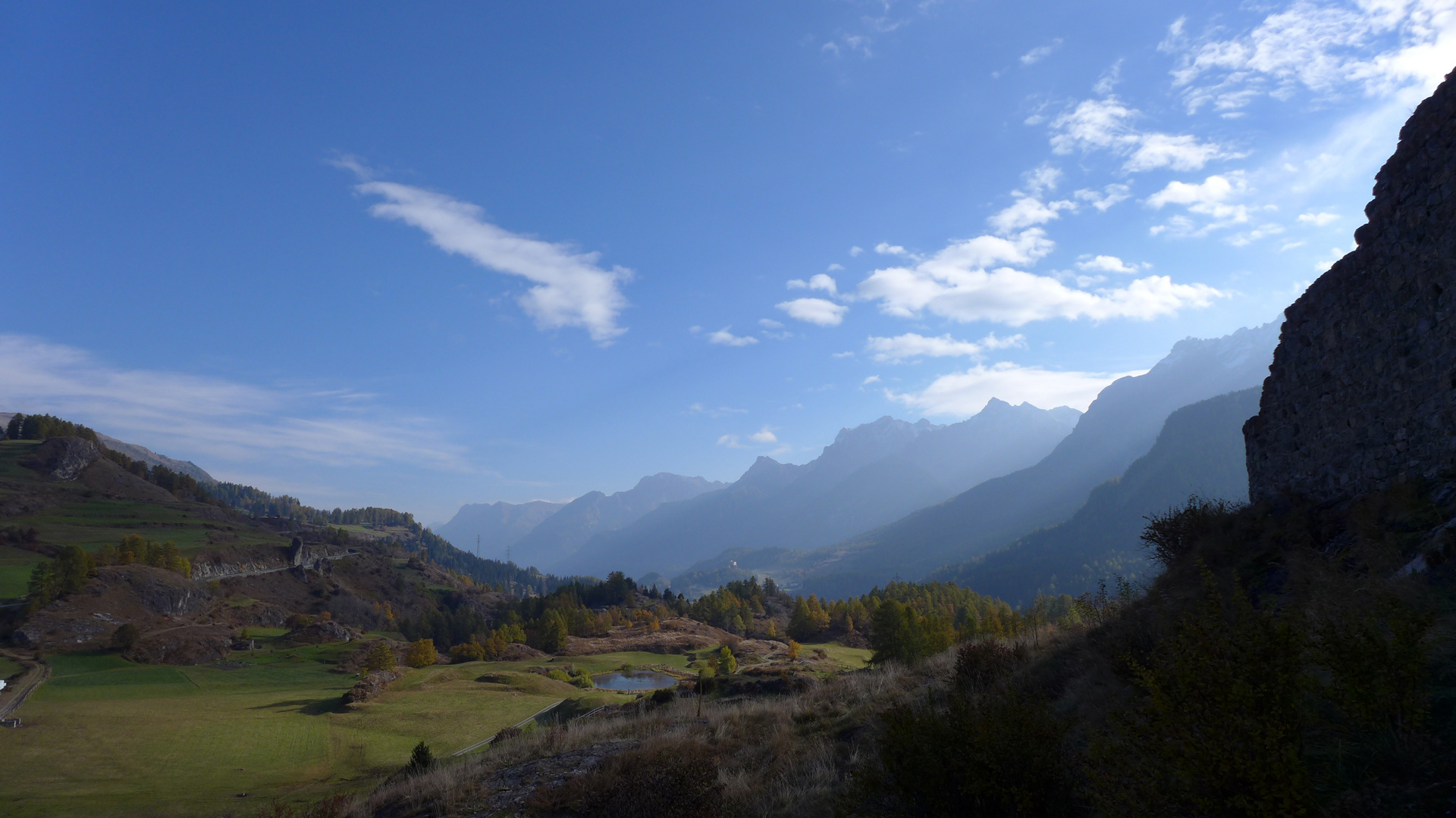 Stiller Nachmittag in Graubünden