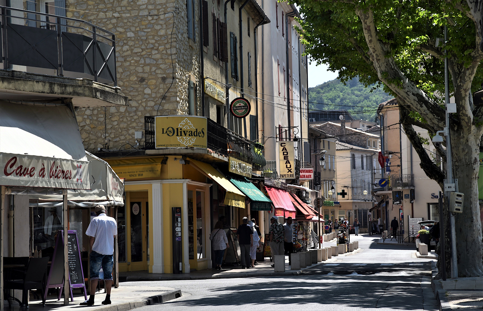 Stiller Nachmittag in Vaison-la-Romaine (Provence)