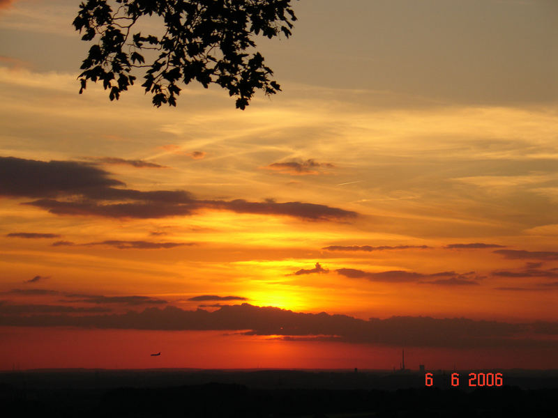 Stiller Sonnenuntergang