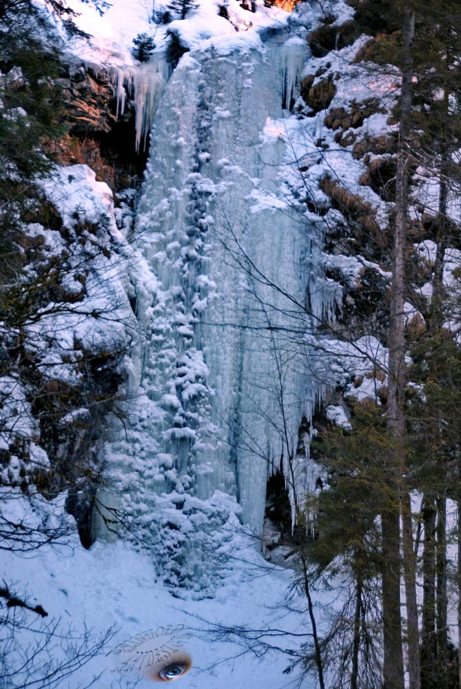 Stiller Wasserfall