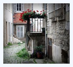 stiller Winkel in Dijon, Burgund