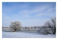 Stiller Winter am Fluß