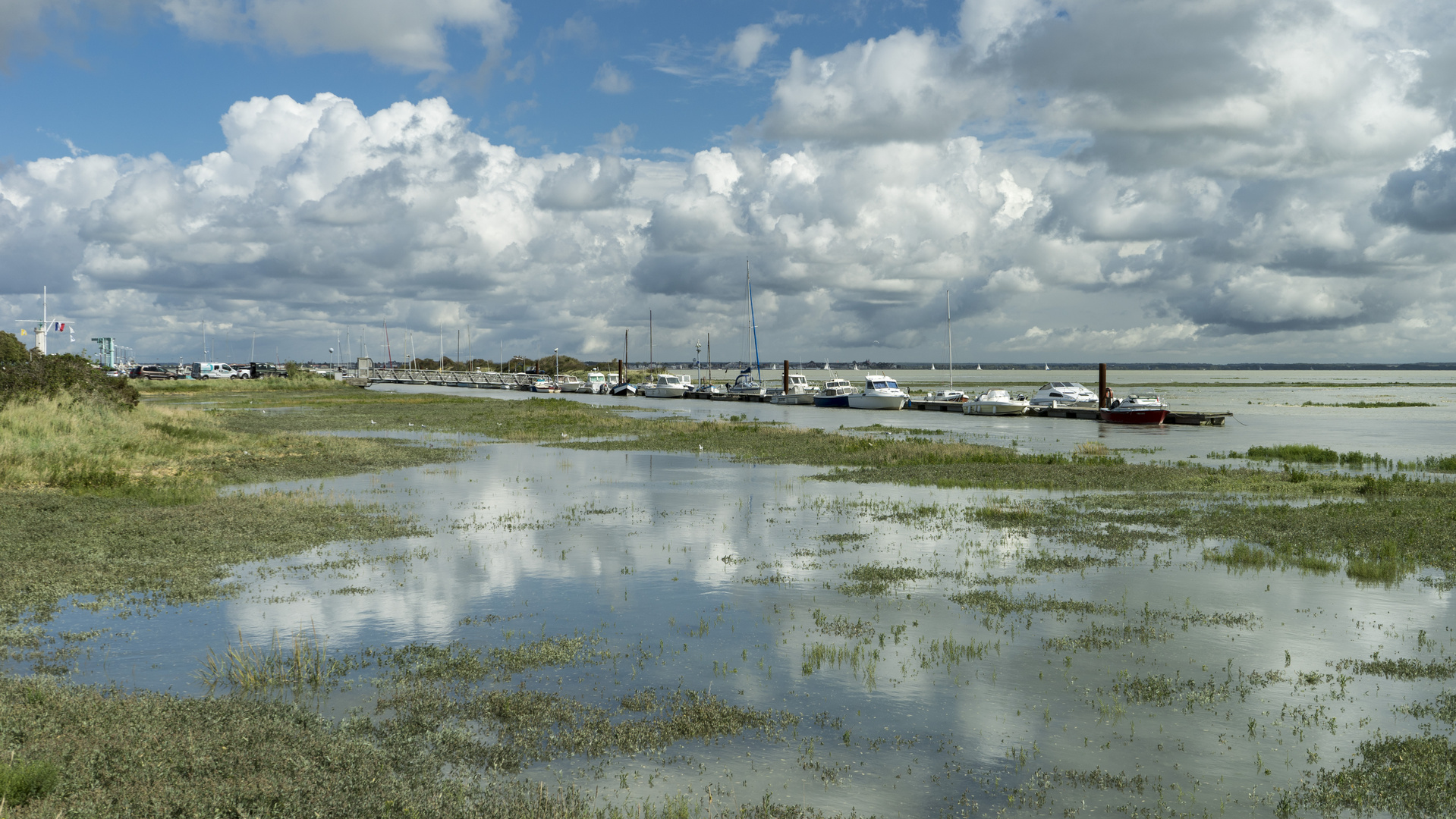 Stilles Hochwasser an der Baie de la Somme