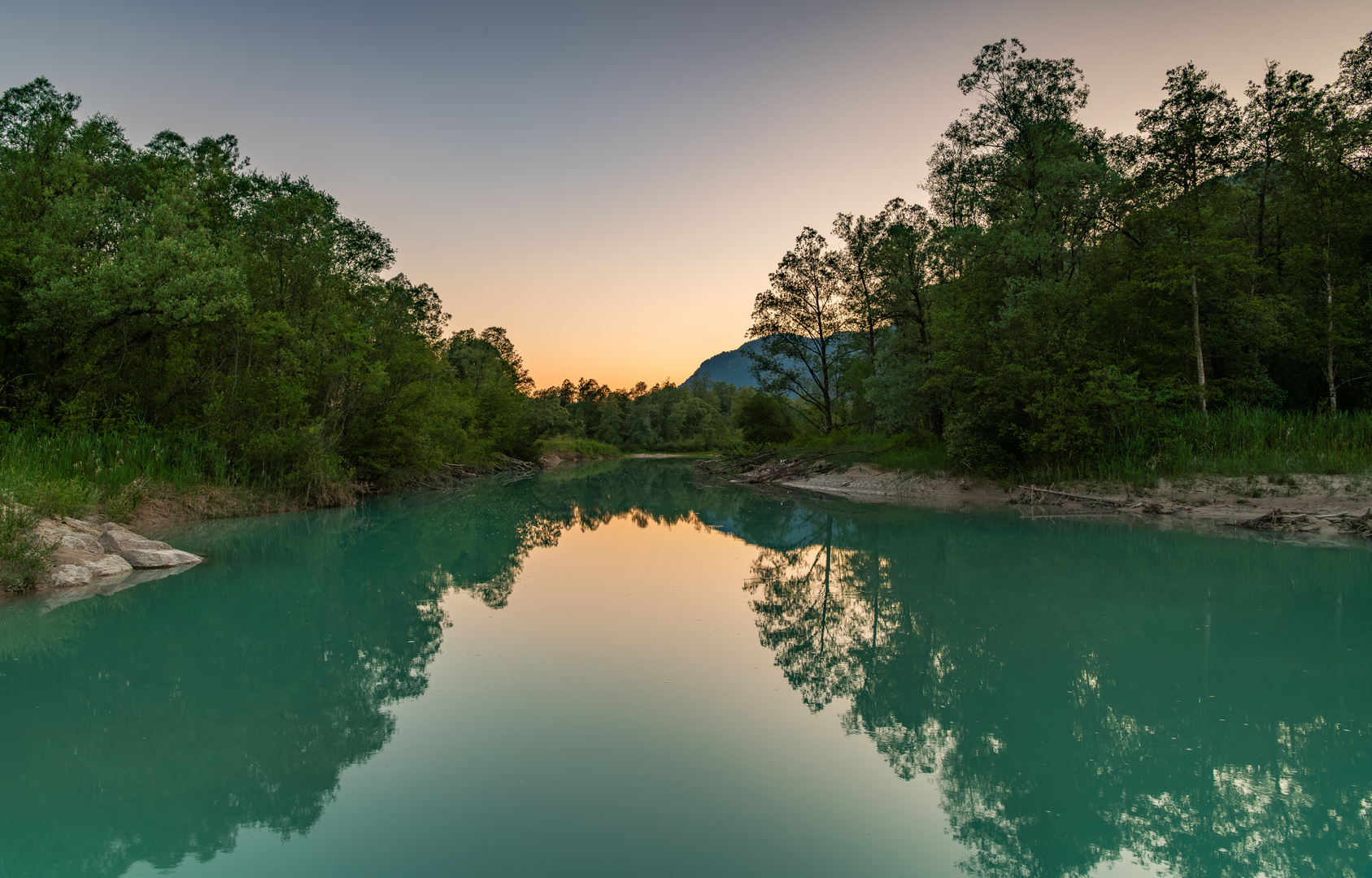 Stilles Plätzchen an der Isar