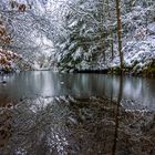 Stilles Winter- vor sich her -Getümpel