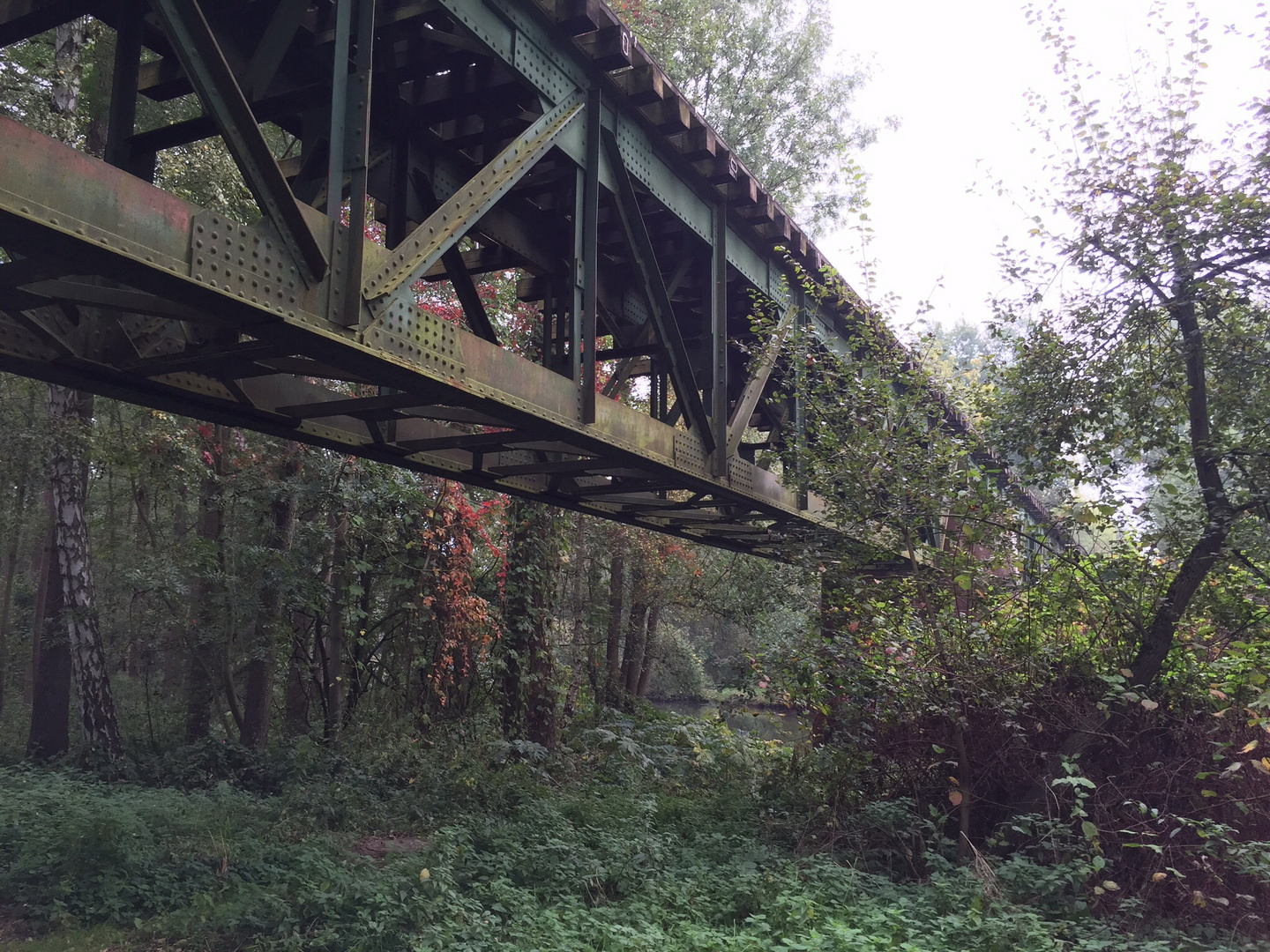 Stillgelegte Bahnbrücke