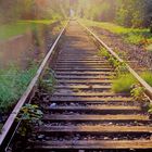 Stillgelegte Bahnschiene Neukirchen-Vlyun bis Krefeld